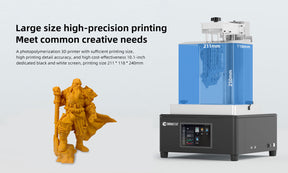 Emake3D Economical 10.1 Inch 16K Resin 3D Printing machine