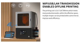Emake3D LCD Printer 10.1 Inch 16K Intelligent Operation