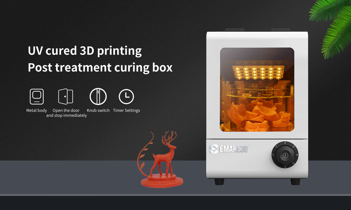 Professional fast 3D model curing machine used in dental, jewelry applications