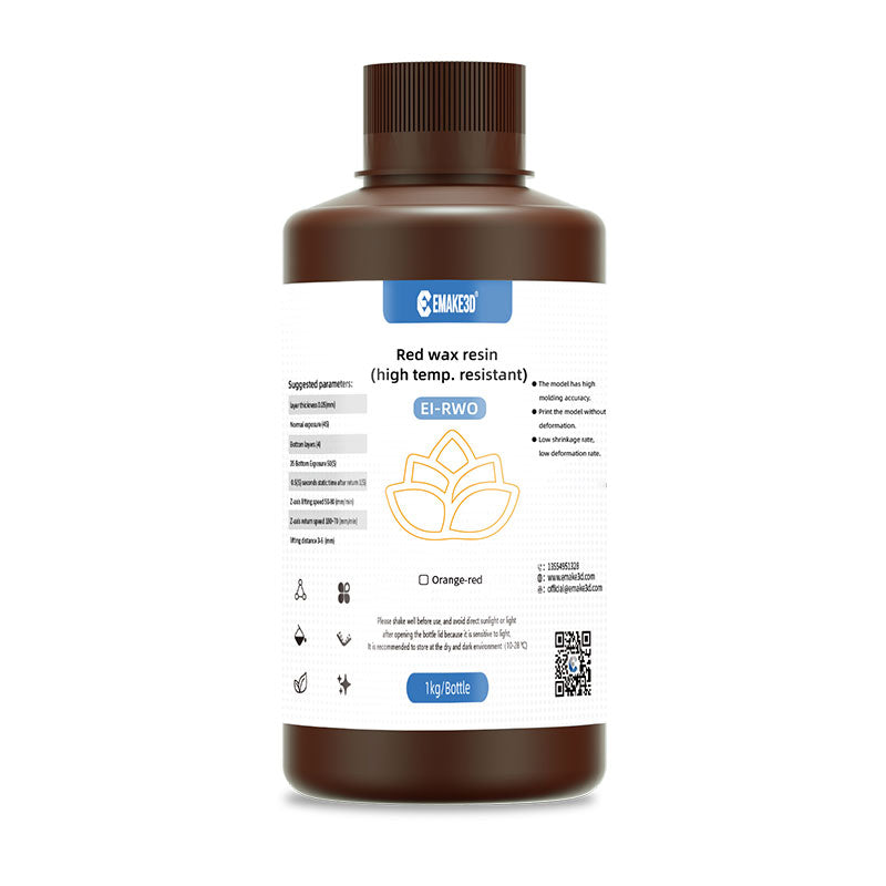 Red wax resin high temp resistance